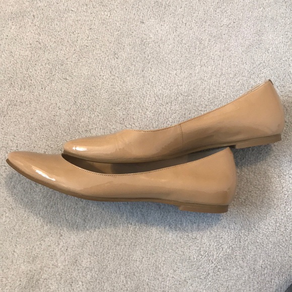 Cole Haan Nude Patent Leather Flats - Picture 2 of 6